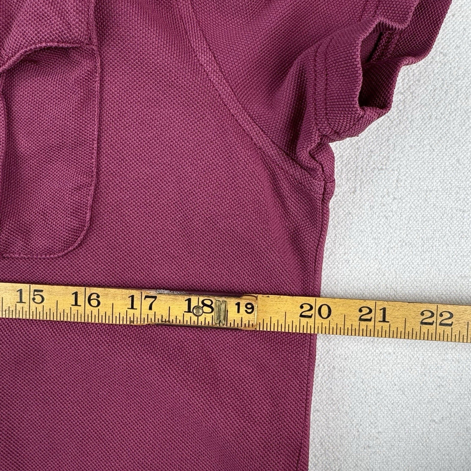 Vtg Polo Ralph Lauren Men’s M Plum Military Safari Shirt Epaulettes Custom Fit