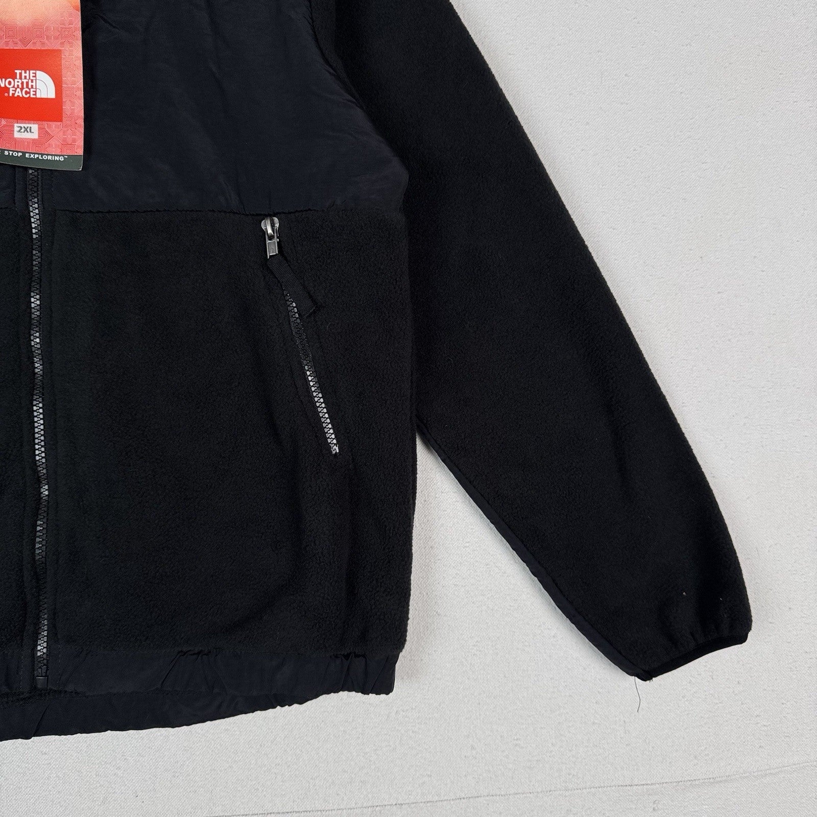 NWT The North Face Teen Denali Jacket Size XXL 2XL 18-20 Black