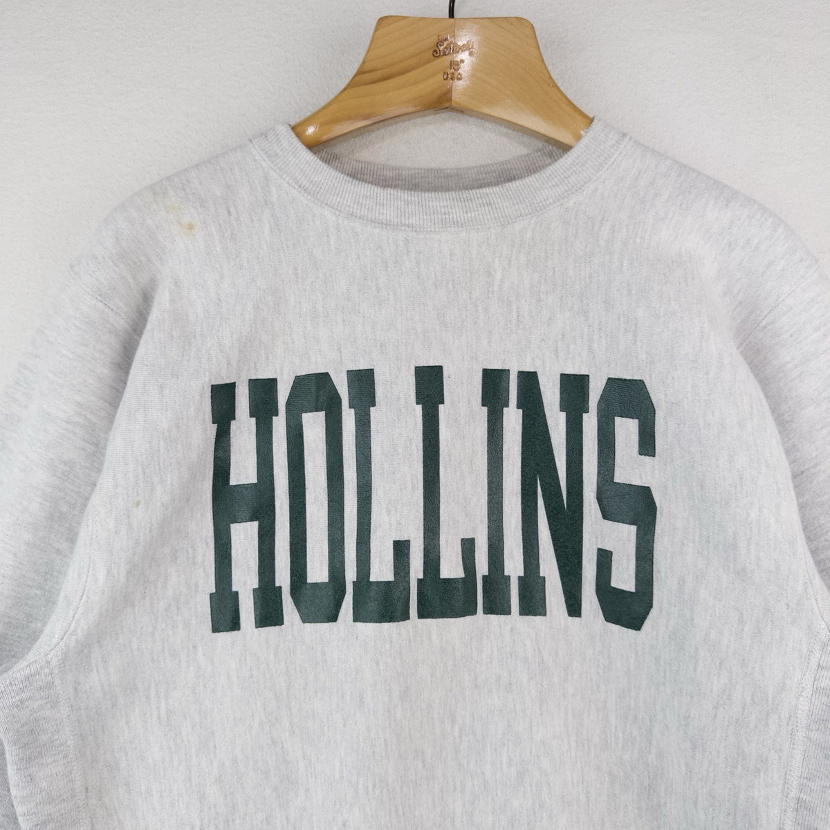 90’s Vtg Hollins Champion Reverse Weave Sweatshirt XL Crewneck Grey