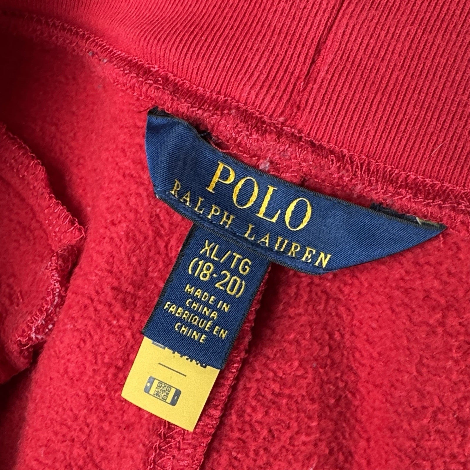 Polo Ralph Lauren Sweat Suit Top & Bottom Youth Large 14/16 Red Green Blue *Read