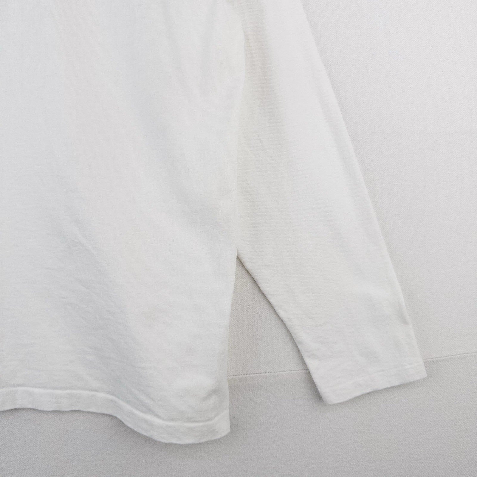80’s Vtg Polo Ralph Lauren Henley Shirt Men’s L White Long Sleeve Made In USA