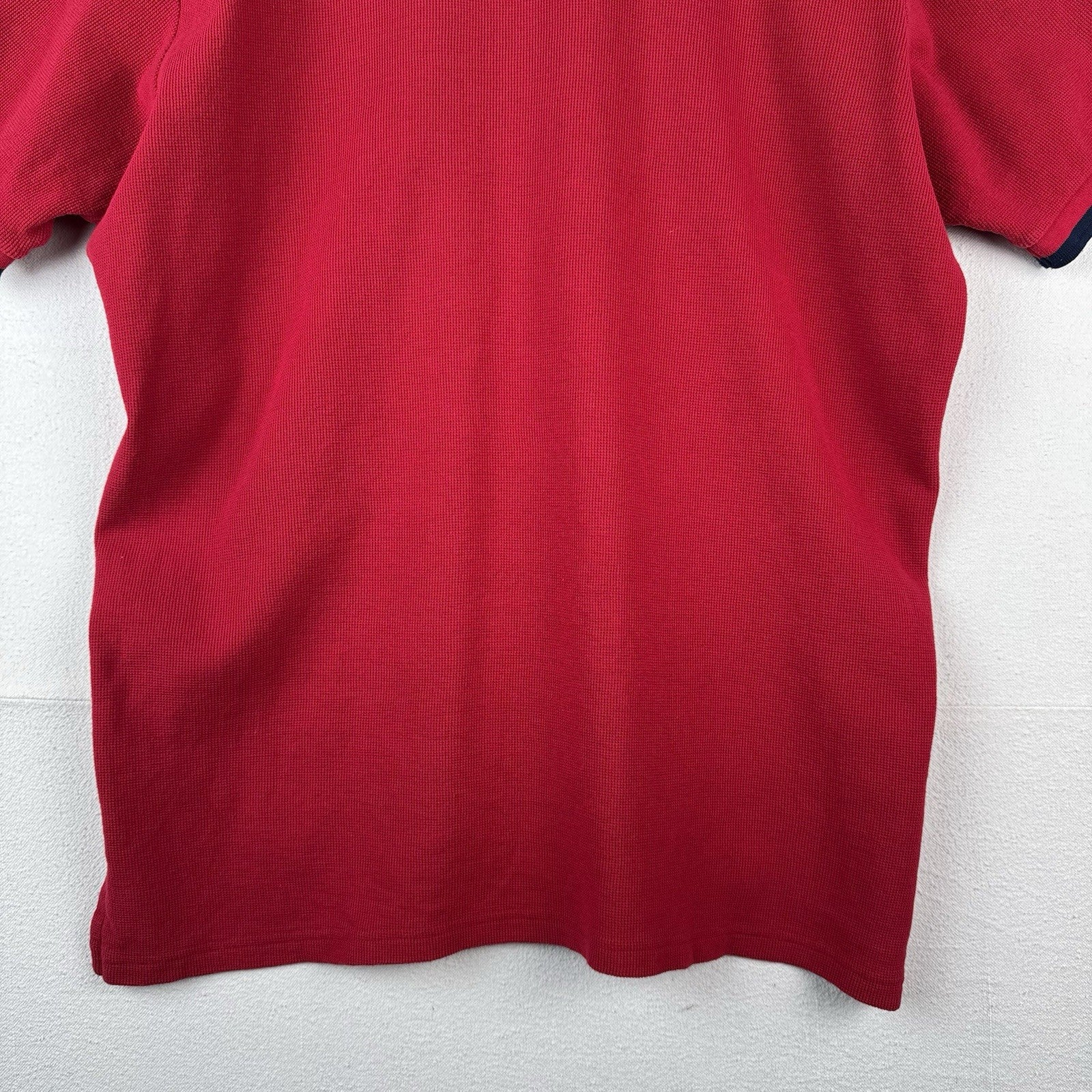 90’s Vintage Ralph Lauren Polo Sport Embroidered Flag Short Sleeve Polo Shirt XL