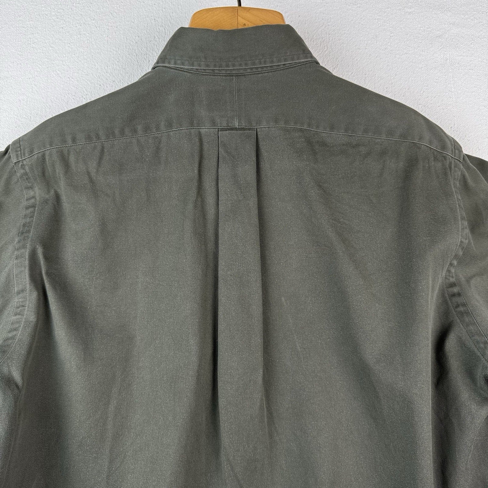 Vintage Ralph Lauren Men’s Medium Green Short Sleeve Button Down Shirt