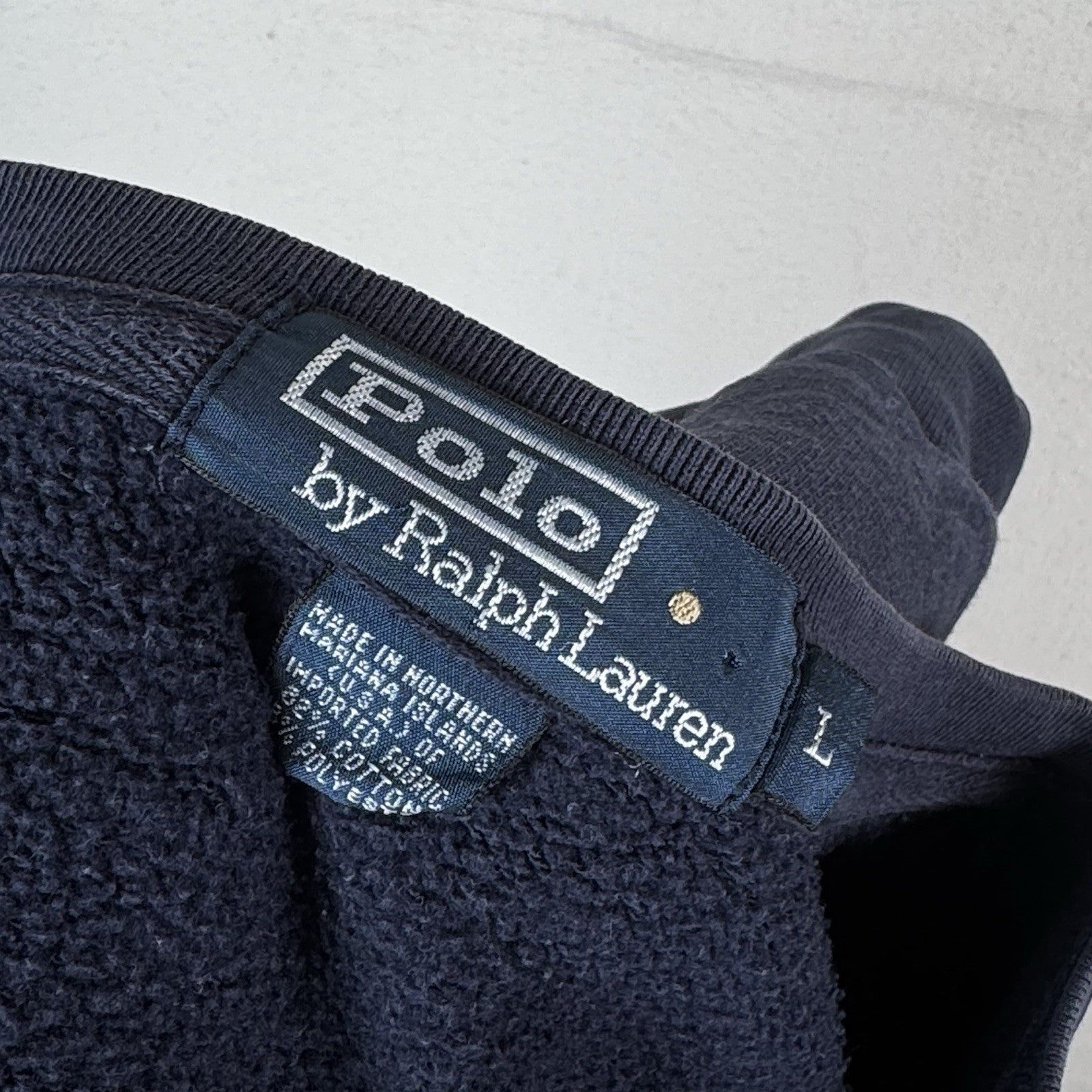 Vintage 90s Polo Ralph Lauren Men’s Sweatshirt Made in USA Size Large Pullover