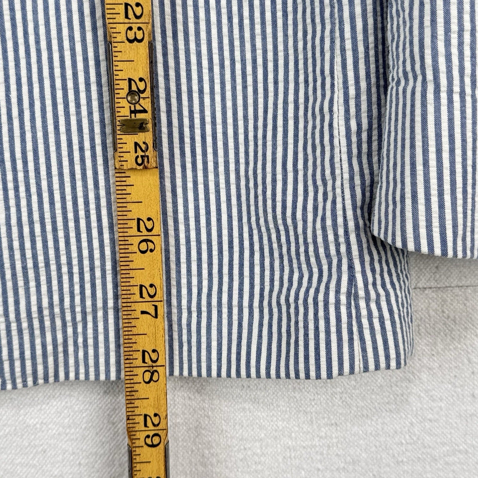 Vintage Polo Ralph Lauren Men’s 38R Double Breasted Seersucker Soft Blazer