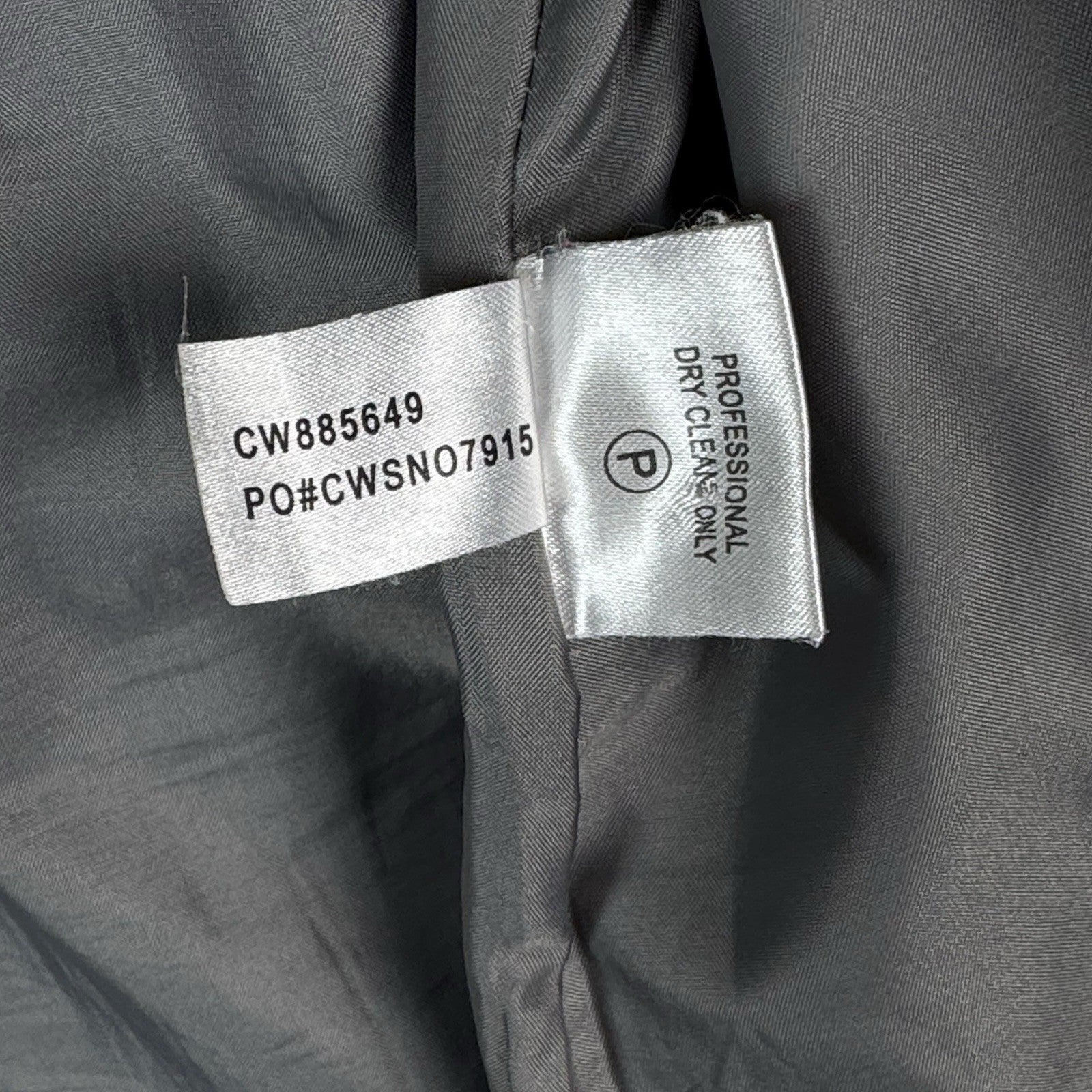 Calvin Klein Women’s Wool Blue Coat Jacket Size 6 Flap Cape Modern Formal