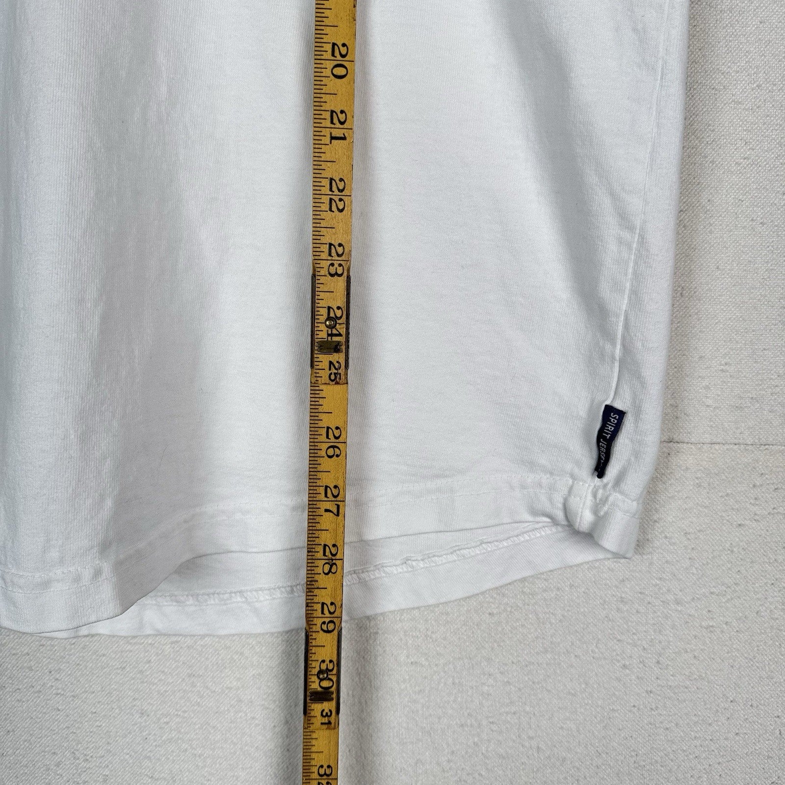 Nantucket Spirit Jersey Shirt Women’s Medium White Long Sleeve Cape Cod Made USA