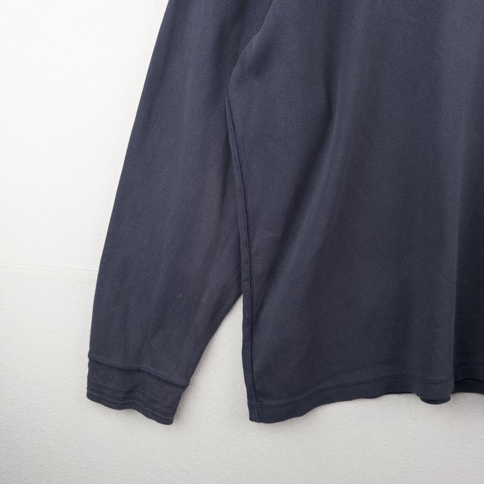 90’s Vtg Polo Ralph Lauren 2-button Henley Long Sleeve Blue Tee Shirt Mens 2XL