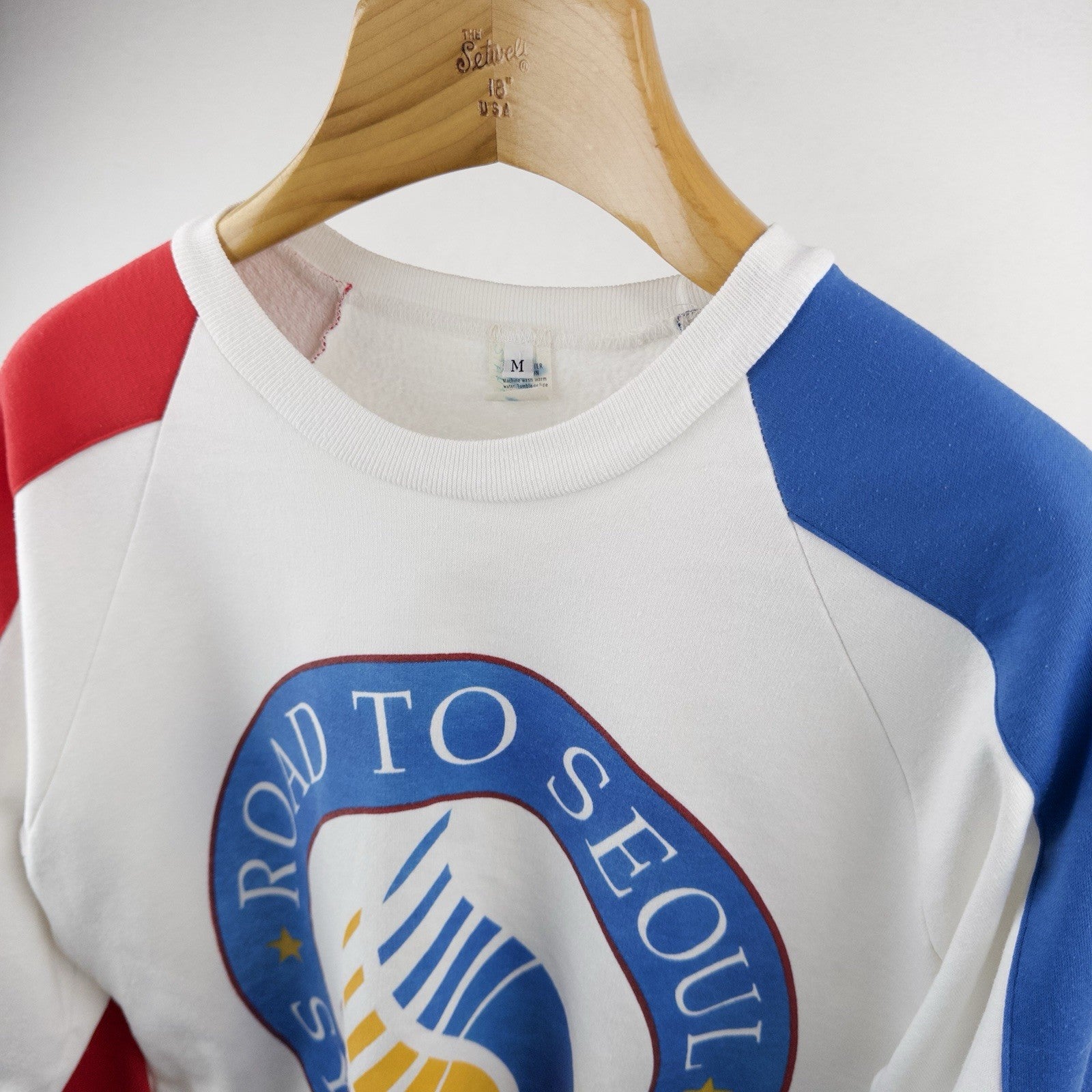 Vintage 1988 XL Seoul Olympics Synchronized Swimming Crewneck Sweatshirt M - USA