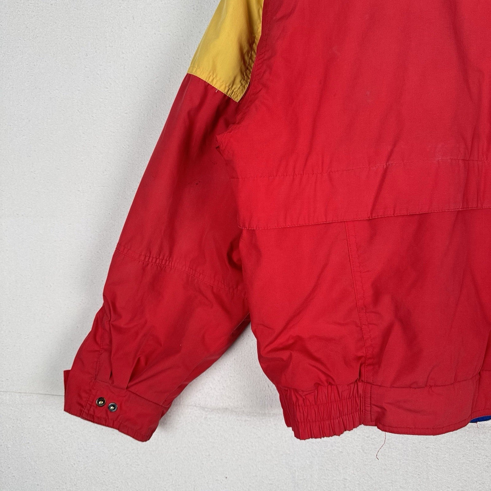 Vtg 80’s William Barry Struggle Gear Mountain Ski Jacket Men's Large Colorblock