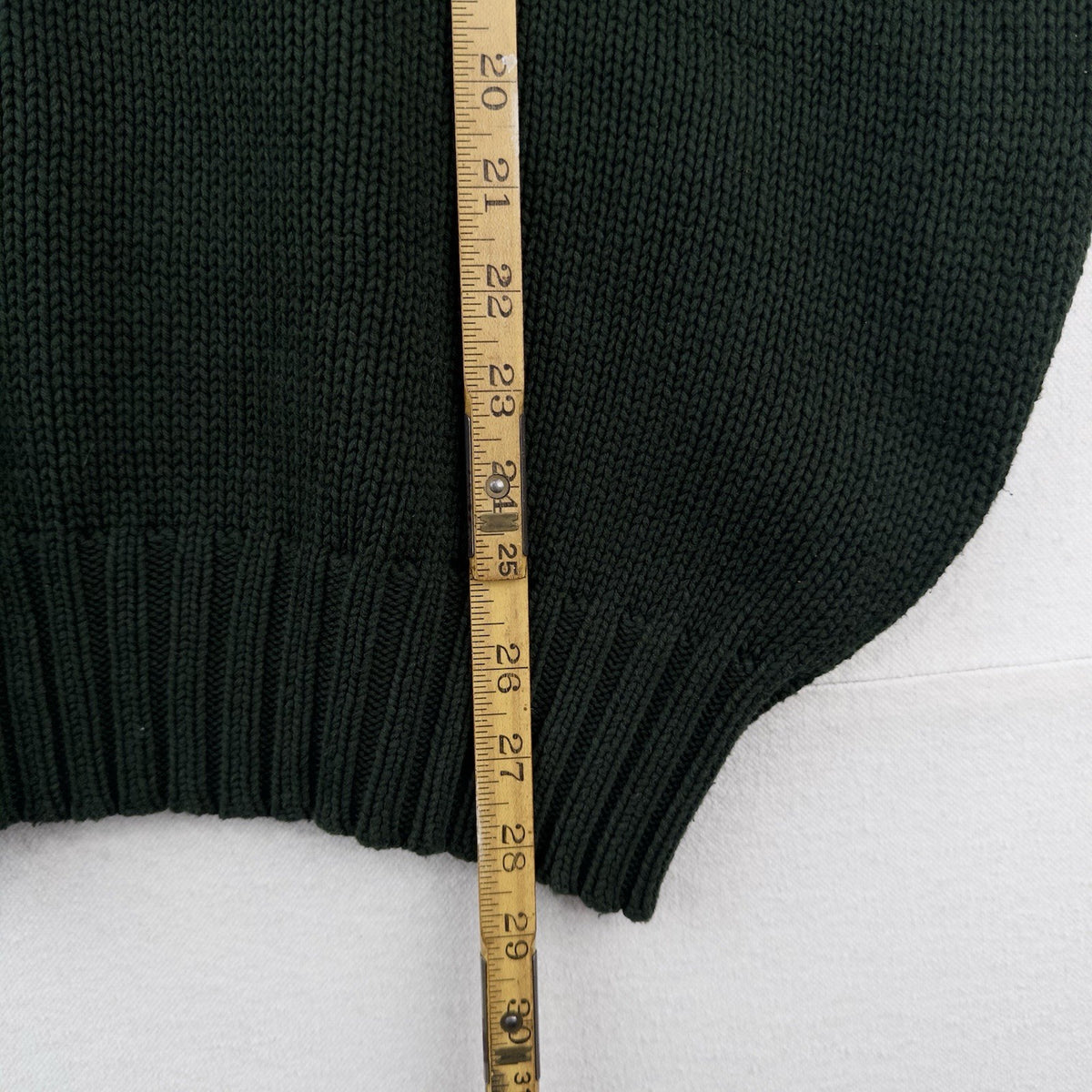 90’s Vtg Polo Ralph Lauren Sweater Mens XL Green Cotton Crewneck