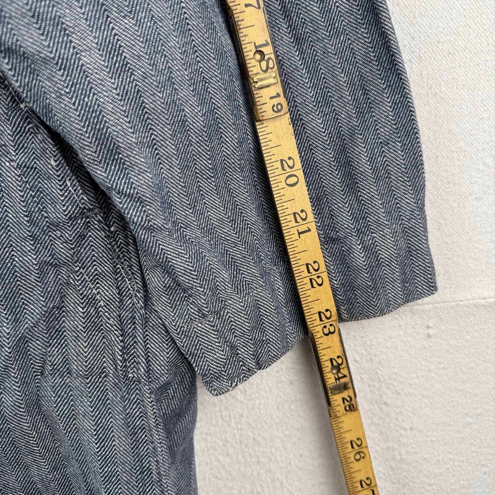 50/60s Vtg Big Smith Hickory Herringbone Coveralls Union Made in USA 40/42 Short