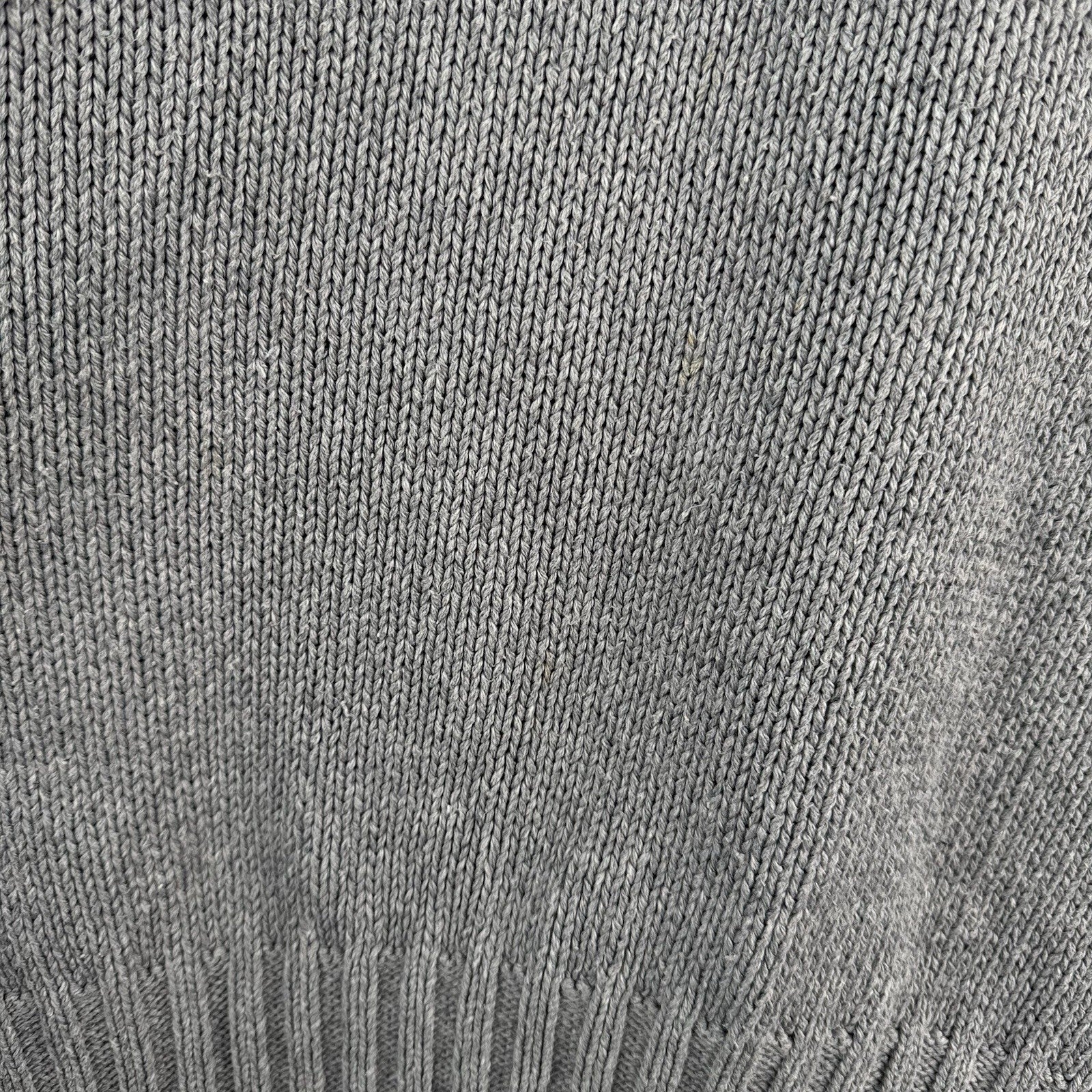 90’s Vintage Polo Ralph Lauren Knit Sweater Men’s XL Gray Cotton Crew Neck