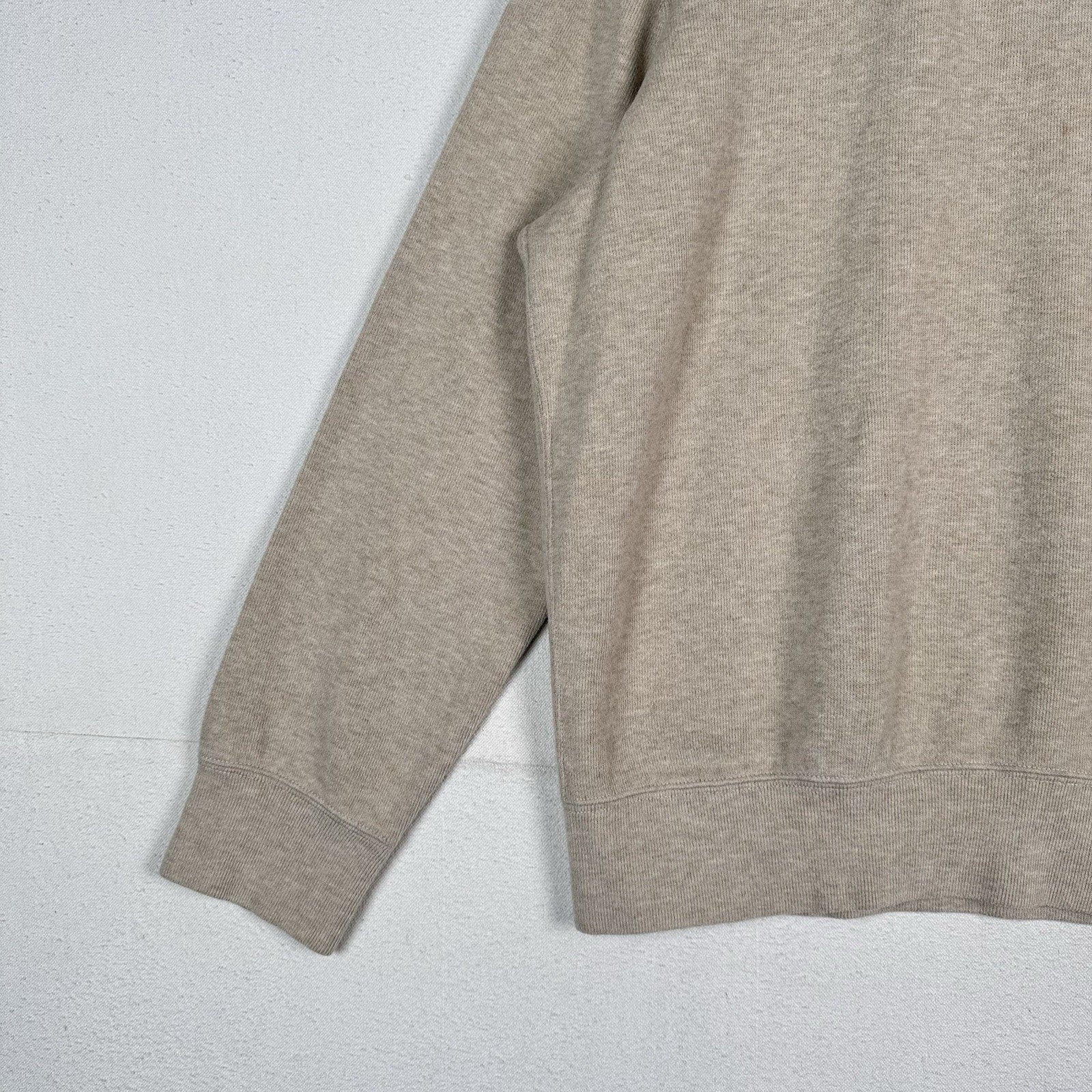 Polo Ralph Lauren Soft Pullover Sweater Button Shawl Collar Beige Men's Size XL