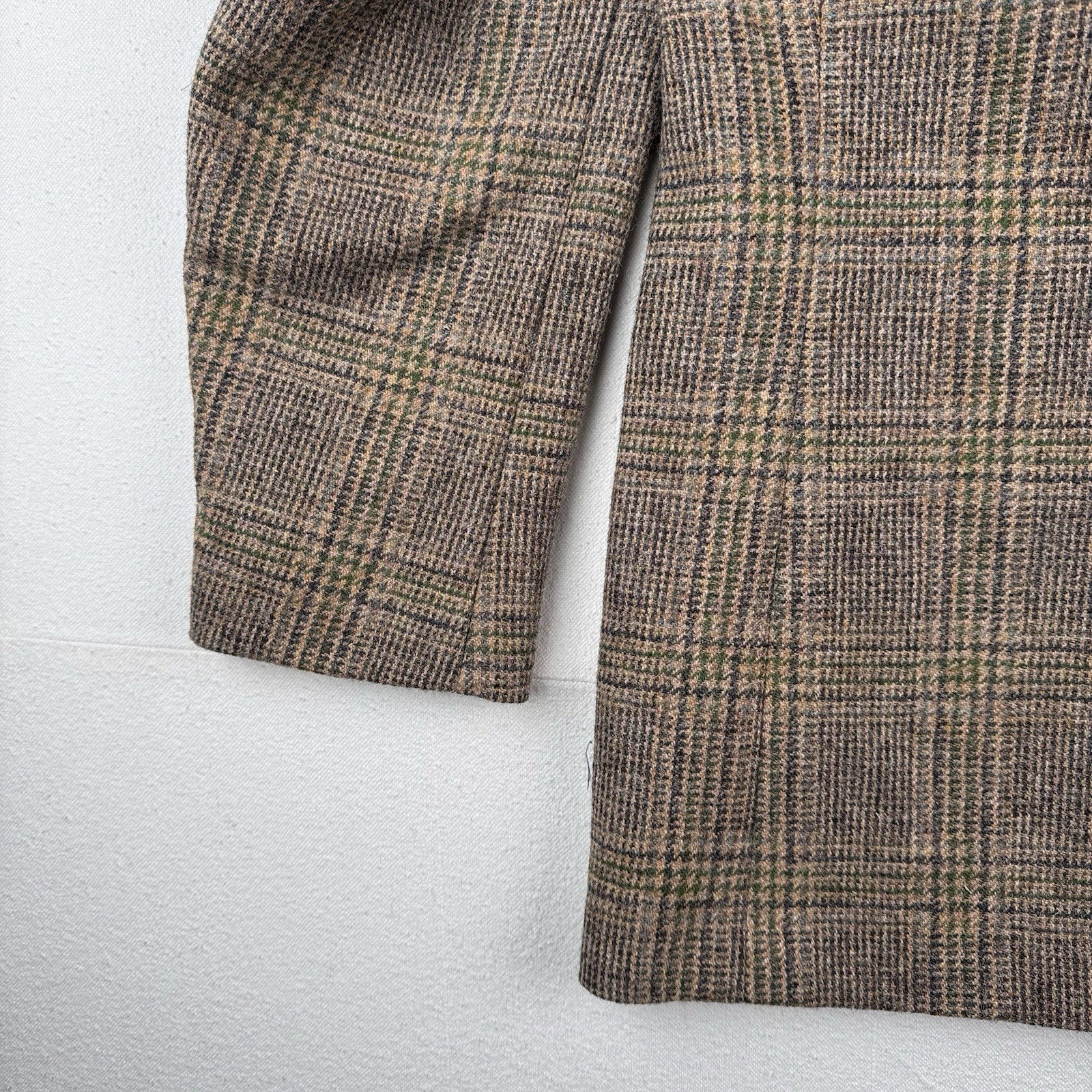 The Andover Shop Plaid Tweed Wool Blazer Jacket Sport Coat Men’s 42 21”x30” USA