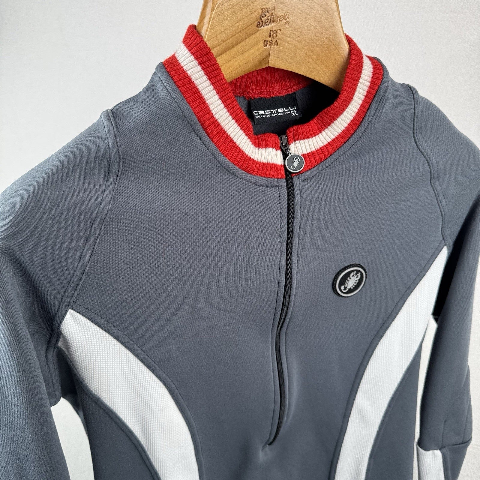 Vtg Castelli Men's XL Cycling Jersey Jacket L/S Made in Italy & Rare *Read