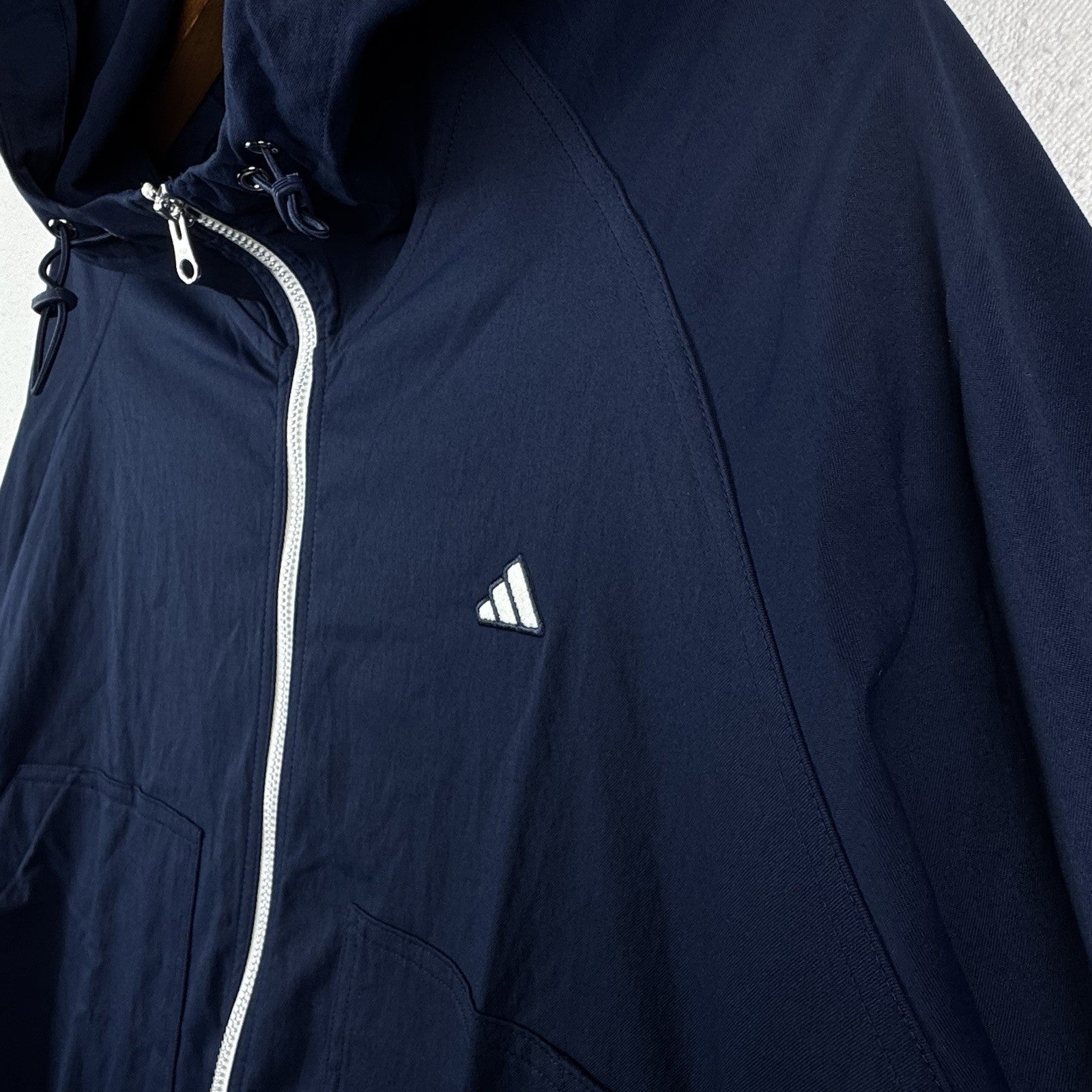 NWT Adidas Go-To Utility DWR Nylon Jacket Collegiate Navy Blue Men’s XL