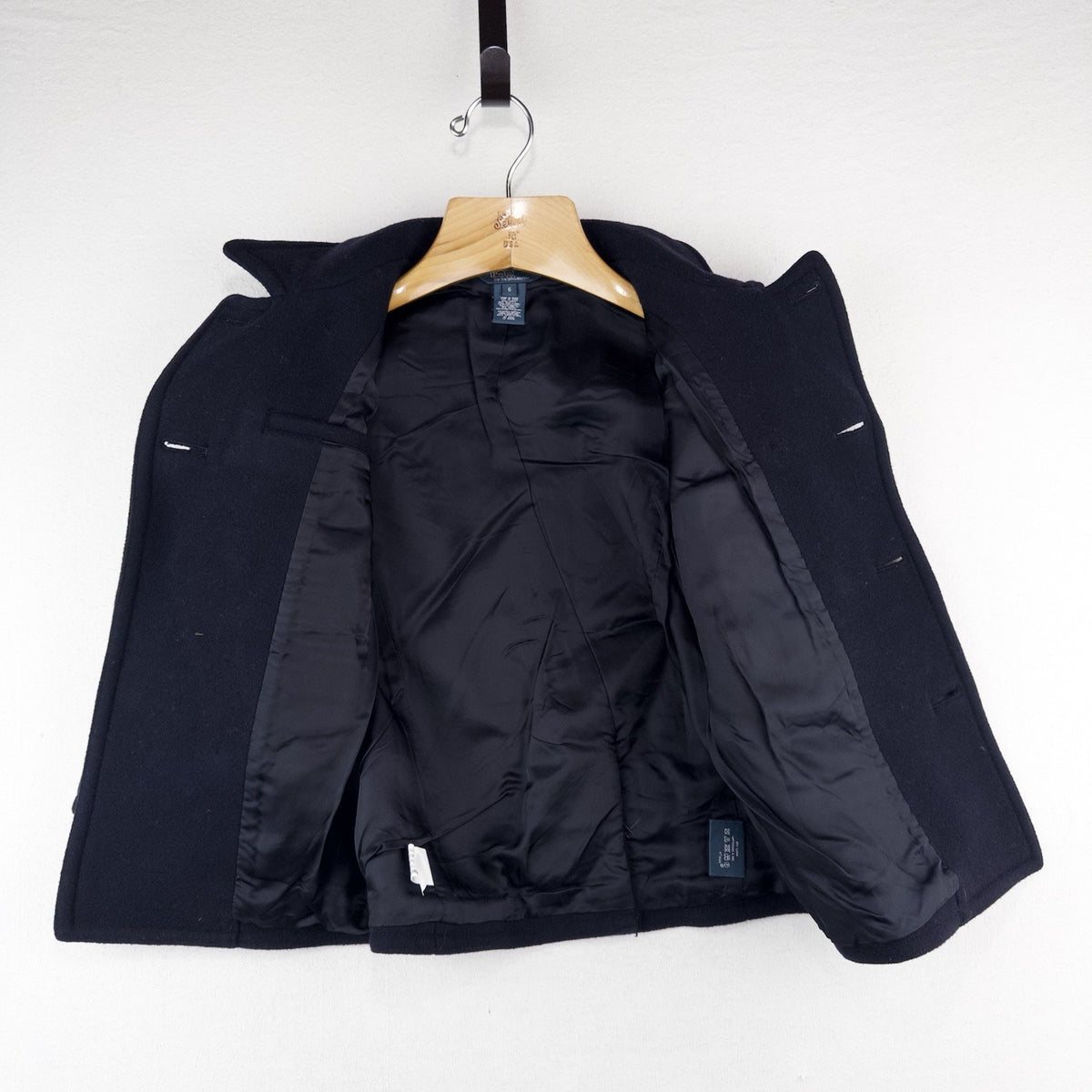 Polo Ralph Lauren Boy's 6 Wool-Blend Peacoat Navy Blue