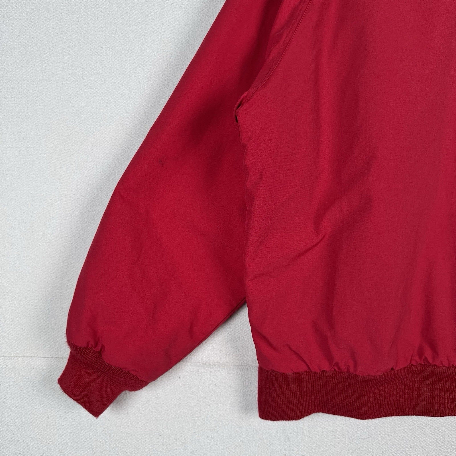 Lands End Squall Jacket United States Postal Service USPS Red Mens Size Large