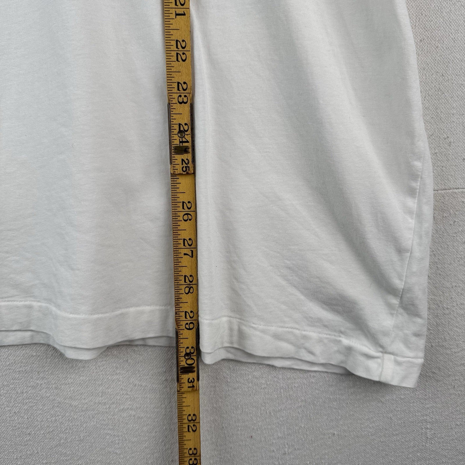 Vtg Polo Ralph Lauren Naval Tailors T-shirt Mens 2XL White Prince St Madison Ave