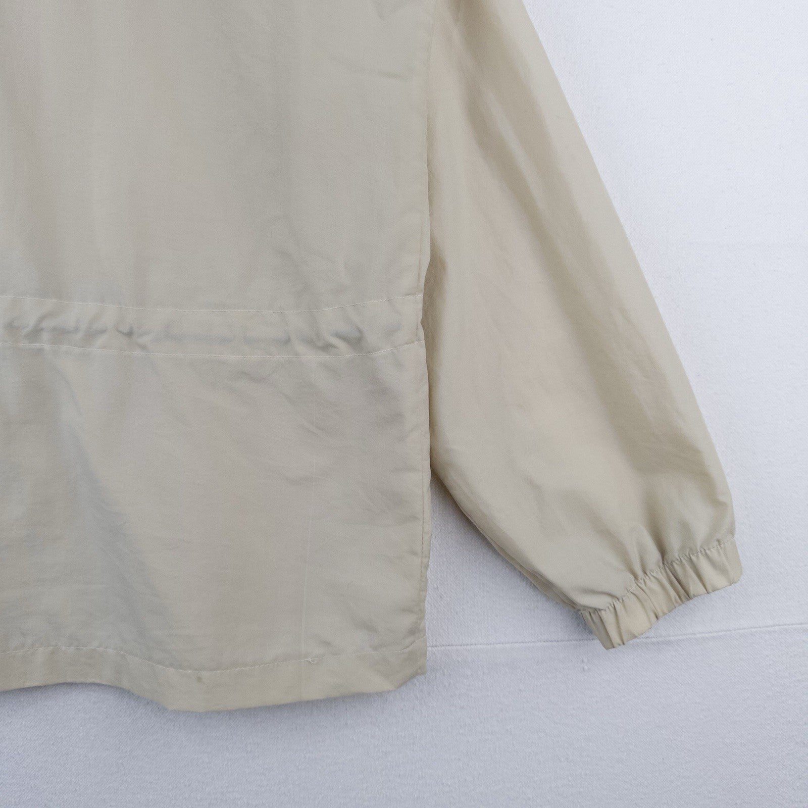 90’s Vtg LL Bean Women’s XL Windbreaker Full Zip Jacket Stowaway Hood *Read