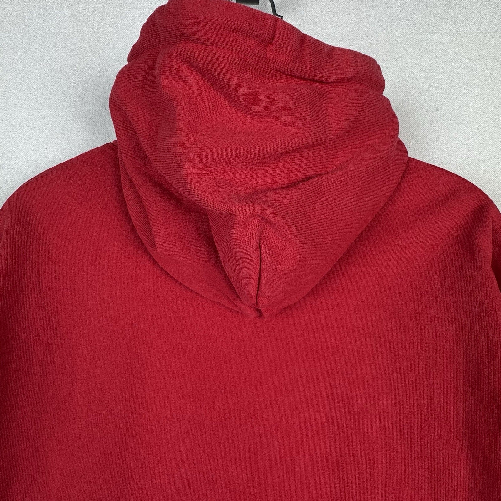 Nike Air Jordan Flight Logo Fleece Pullover Hoodie Men Sz L Red DQ7338-612