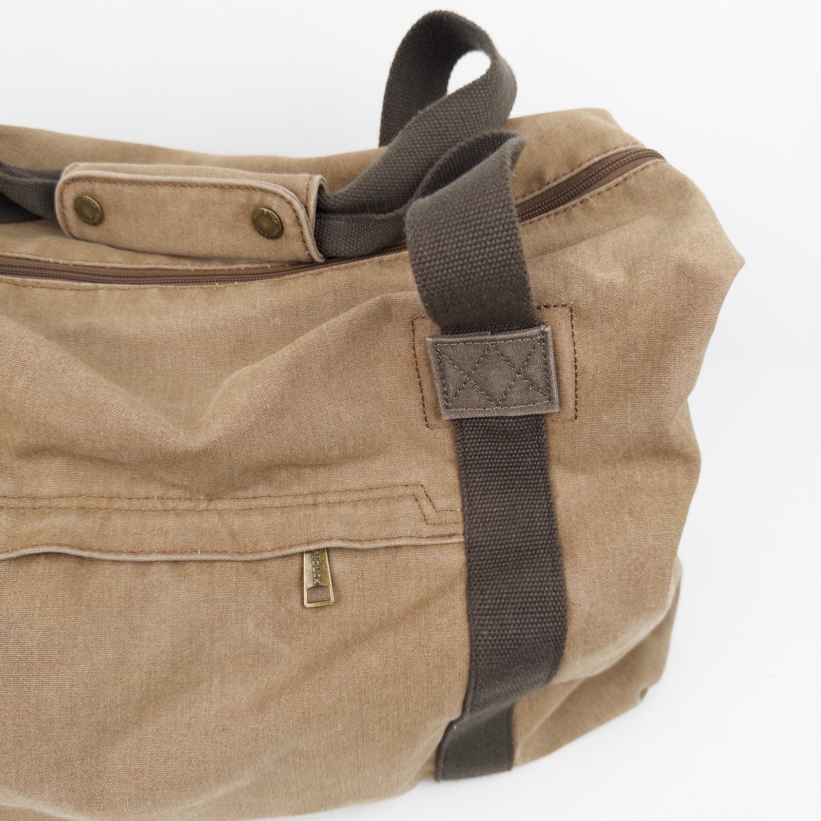 Dri Duck Tan Canvas 20” Duffle Weekender Bag Concrete Canvas 45.9L
