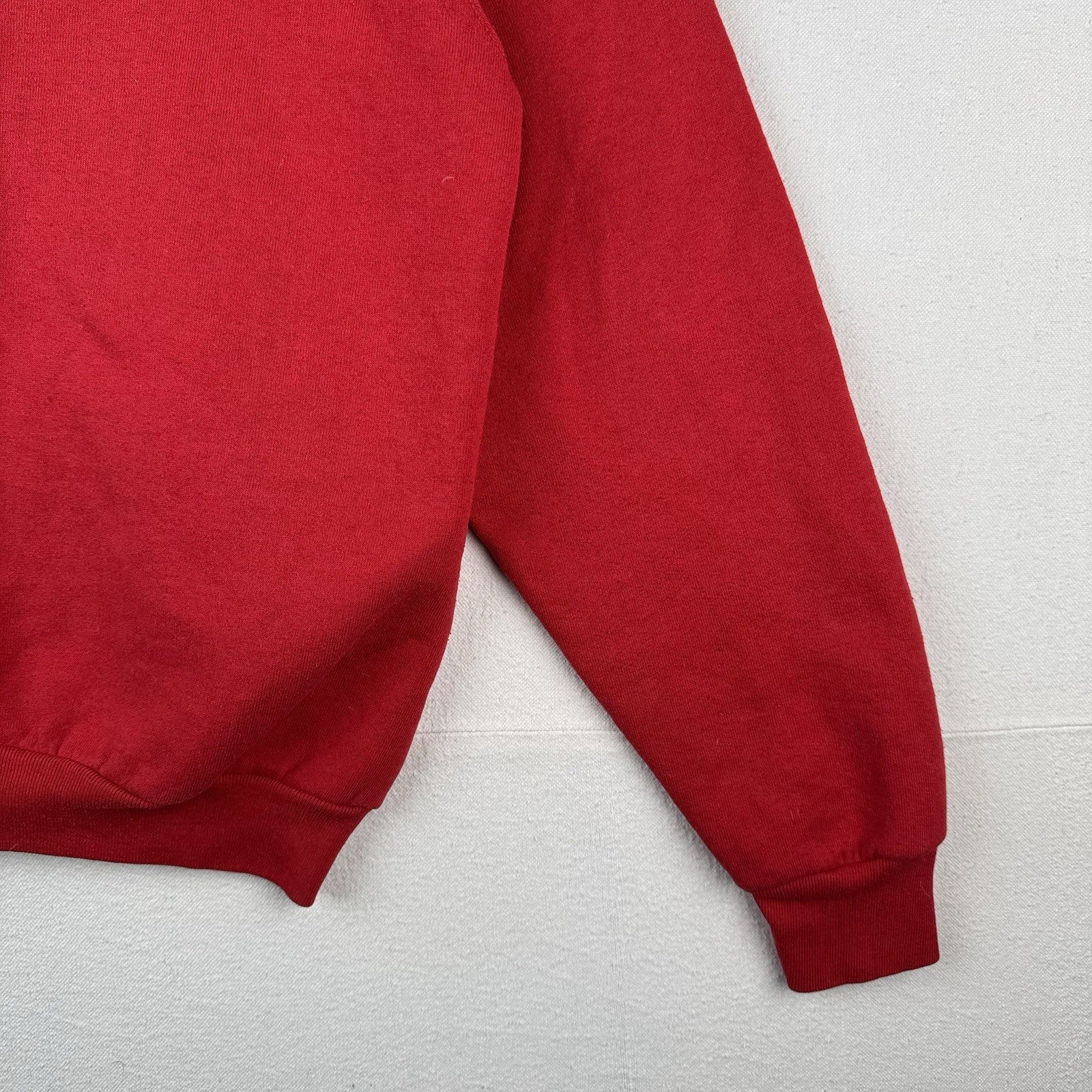 80’s Vtg Polo Ralph Lauren Sweatshirt Men XL Scribble Crest Red No Side Seam USA