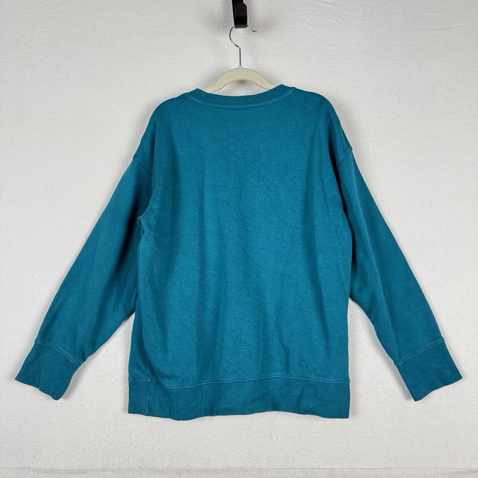 Nike Sweatshirt Youth Medium Teal Blue Sportswear Club Fleece Pullover