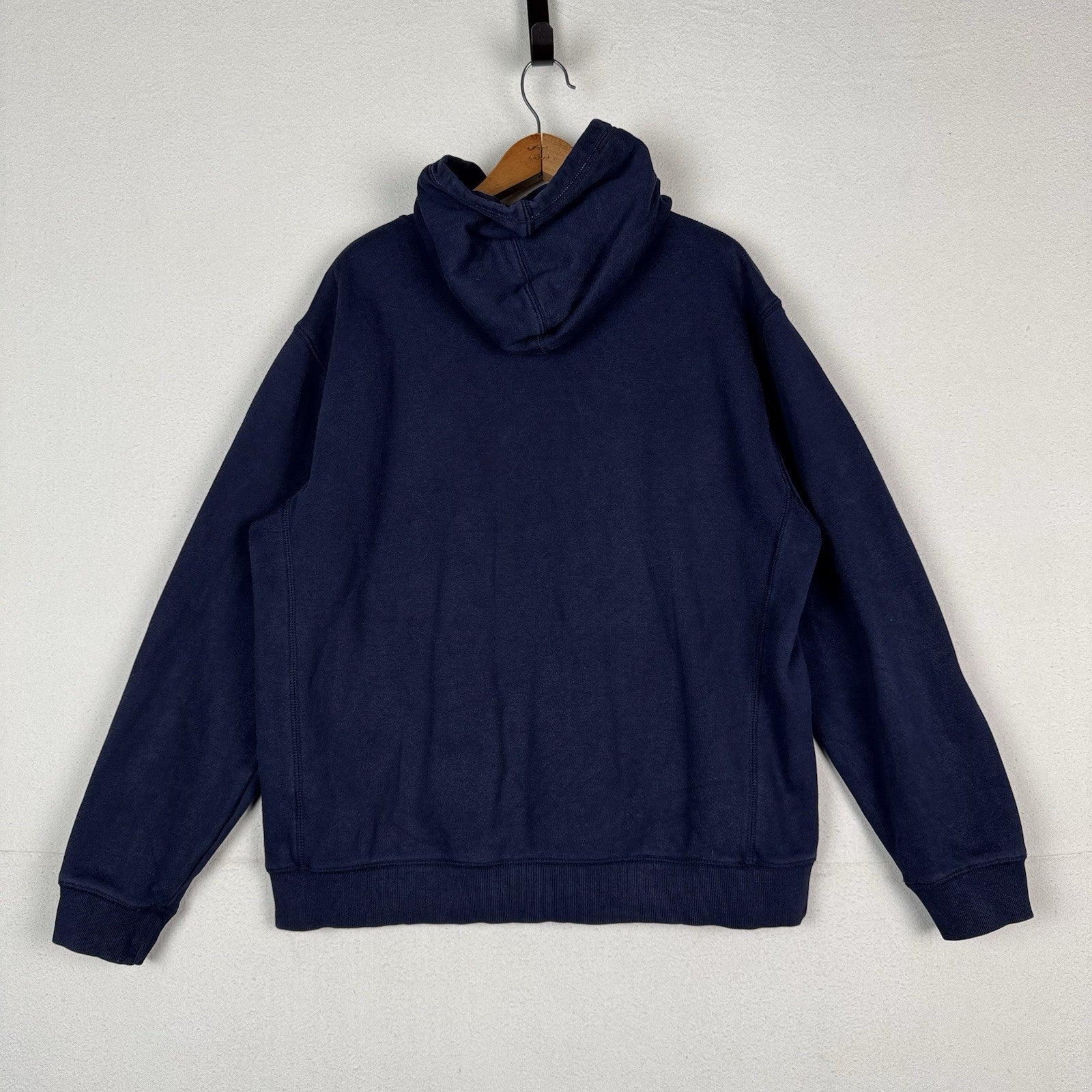 Tommy Hilfiger Men's Flag Logo Spell Out Hoodie Sweatshirt Blue XXL 2XL