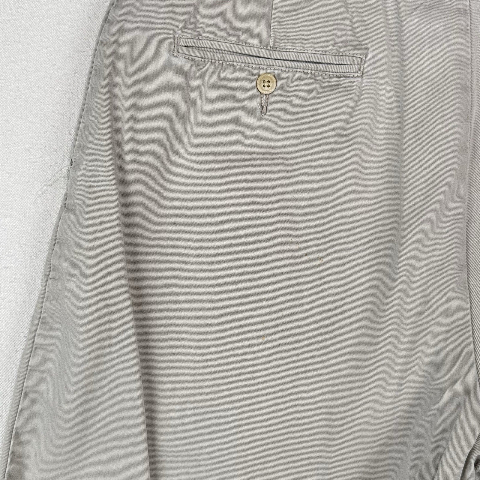 90's Vintage Polo Ralph Lauren Men's 35x9 Prospect Tan Chino Shorts