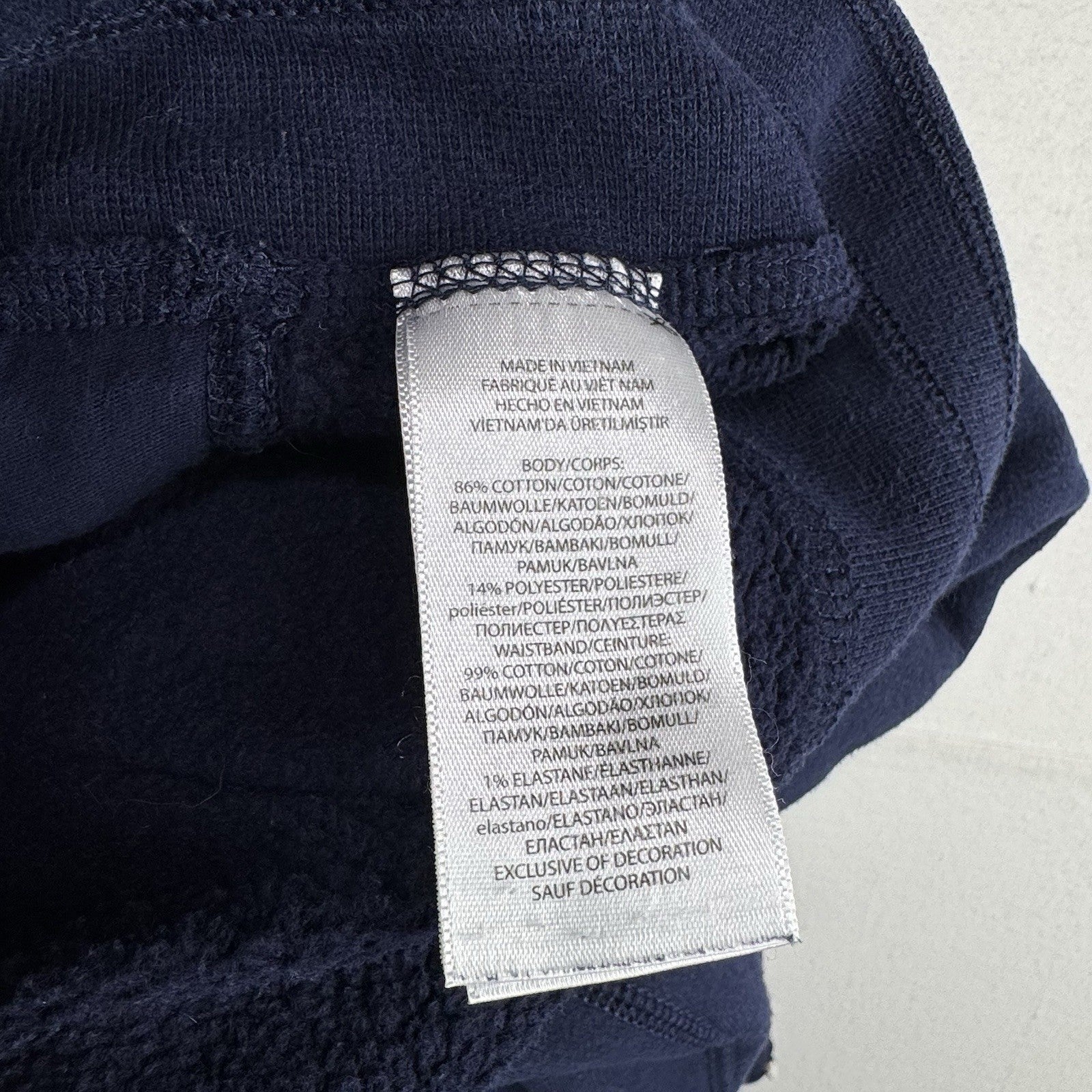 Polo Ralph Lauren Men’s 2XL Classic Navy Blue Fleece Sweatpants Baggy
