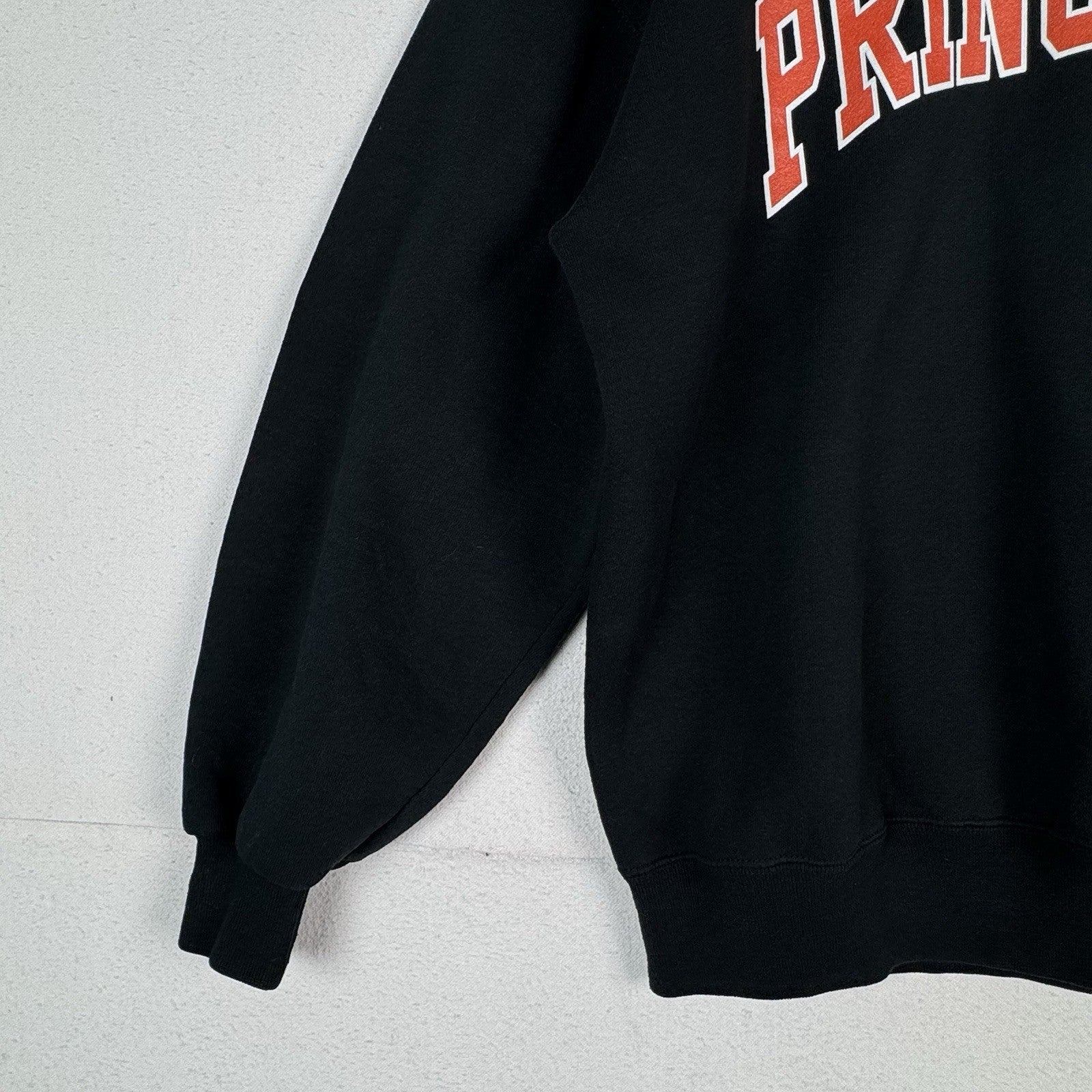 Vtg Russell Athletic USA Princeton University Sweatshirt Black XL *Distressed