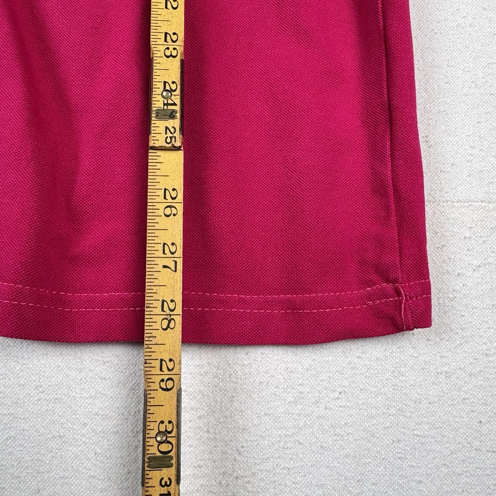 Lacoste Polo Shirt Men's 2XL Pink Classic Fit Embroidered Logo Tennis Preppy