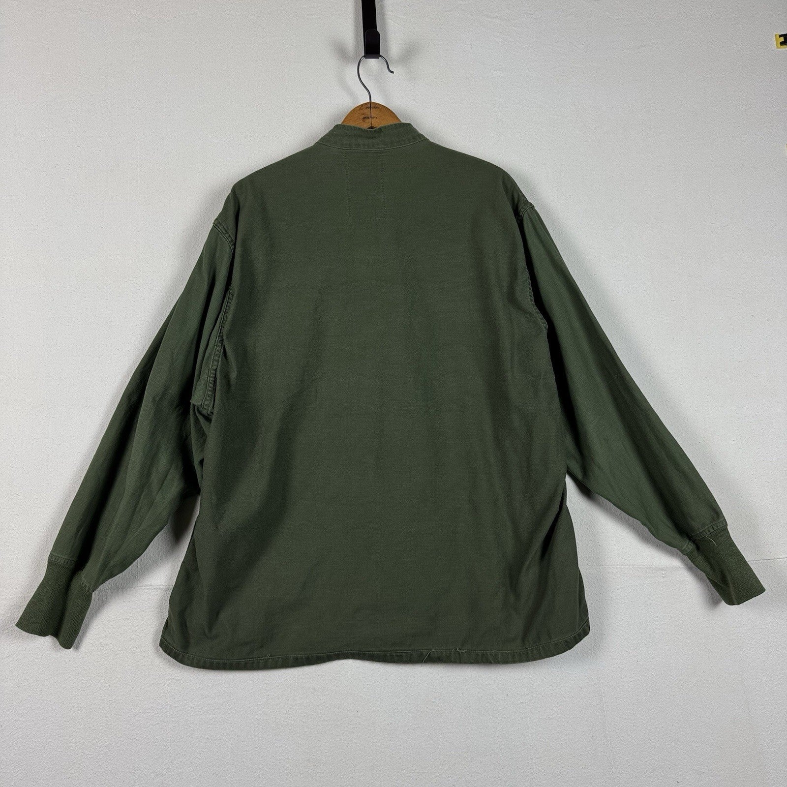 70s US Military Liner Shirt Chemical Protective Button Shirt Large 8415009008249