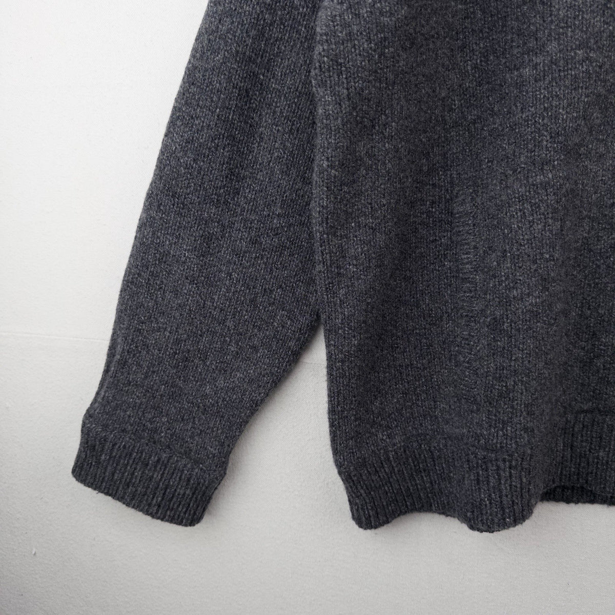 New L.L.Bean Classic Ragg Lambswool Cardigan Full-Zip Flannel Lined Men 3XL Gray