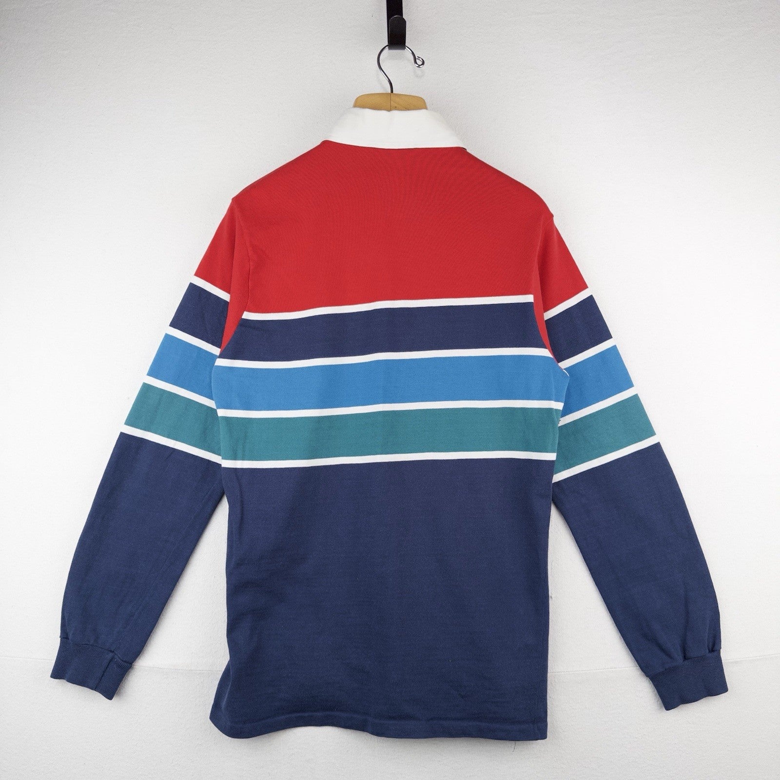 80’s Vtg Gant Rugger Rugby Shirt Men’s Medium Cotton Long Sleeve Polo USA