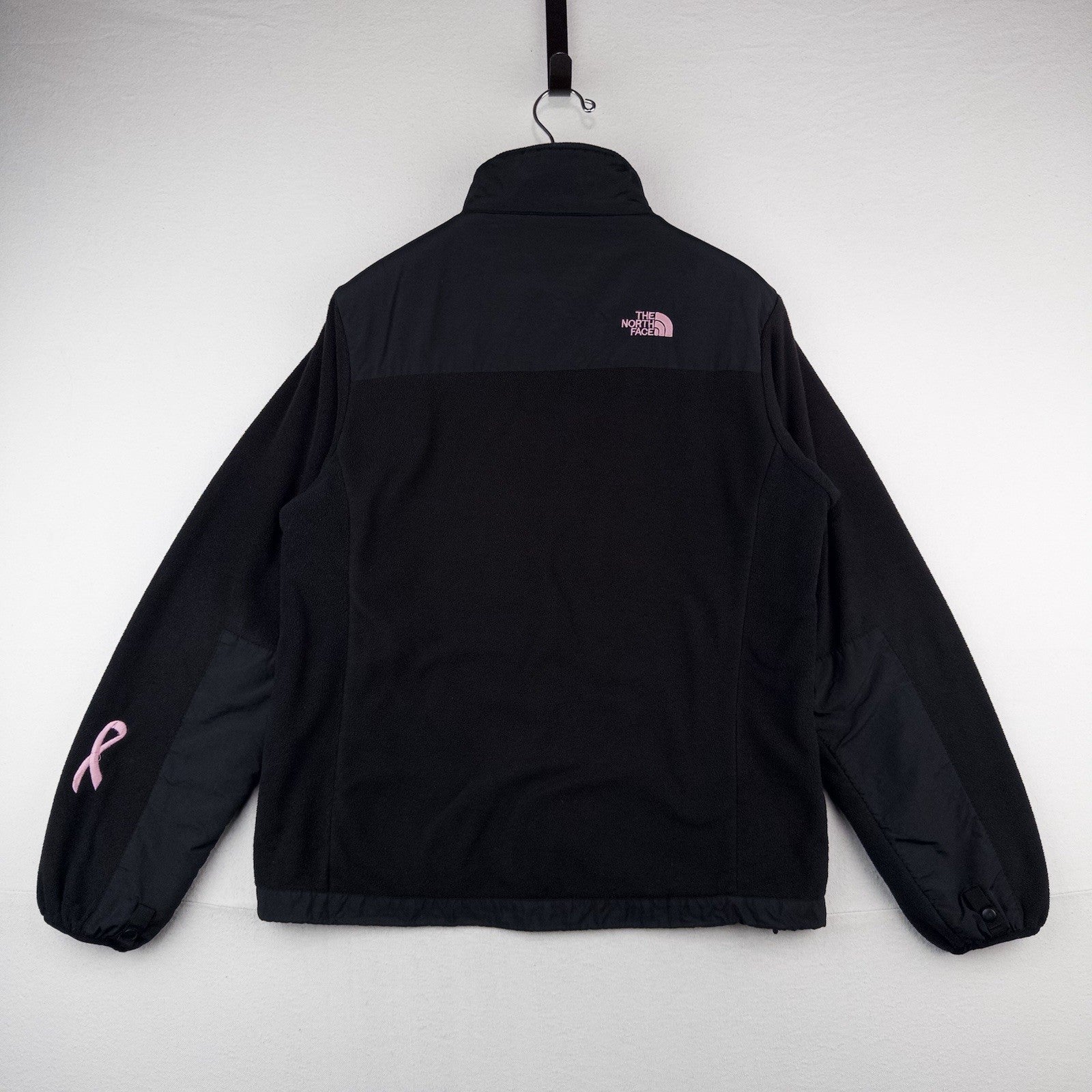 The North Face Women’s 2XL Black Denali Jacket Polartec Breast Cancer Awareness
