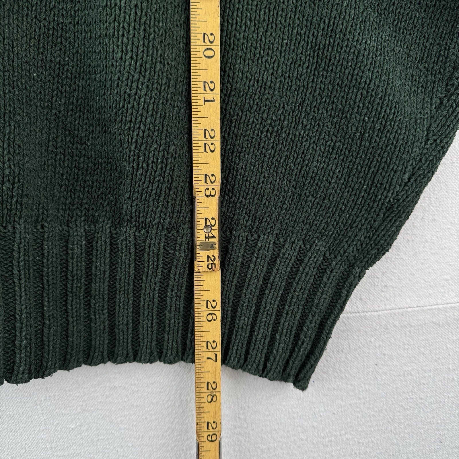 90’s Vtg Polo Ralph Lauren Sweater Mens XL Green Cotton Crewneck