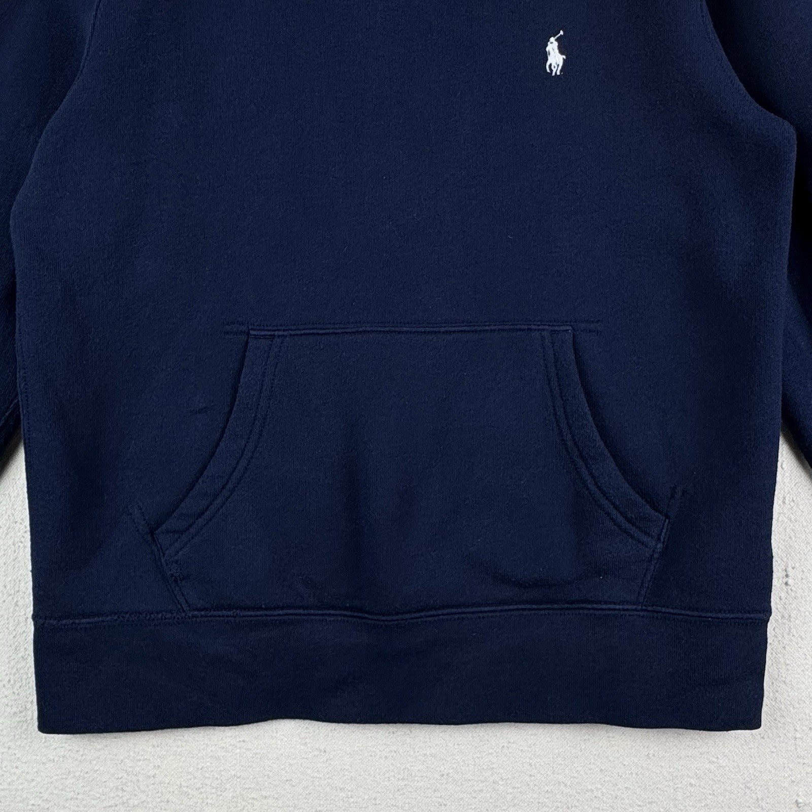 Polo Ralph Lauren Youth Medium (10-12) Fleece Pullover Hoodie Dark Navy Blue