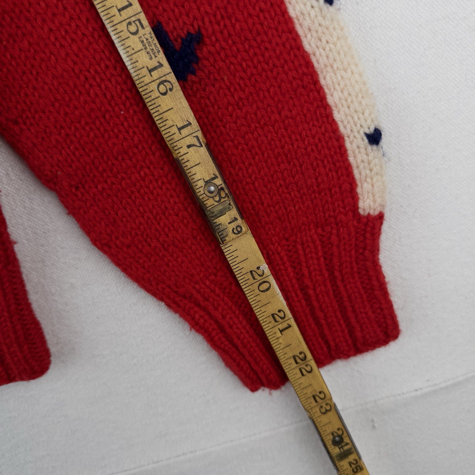 50’s Vtg Royal Crown Hand Knit Wool Sweater Pullover Mock Neck Men’s Medium 38