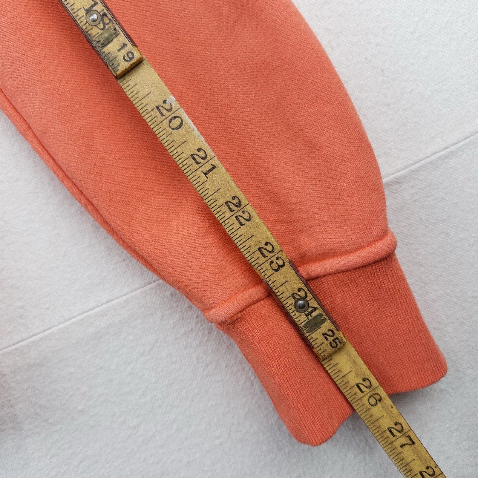 Stone Island Loopback Organic Cotton Orange Hoodie Men’s Medium