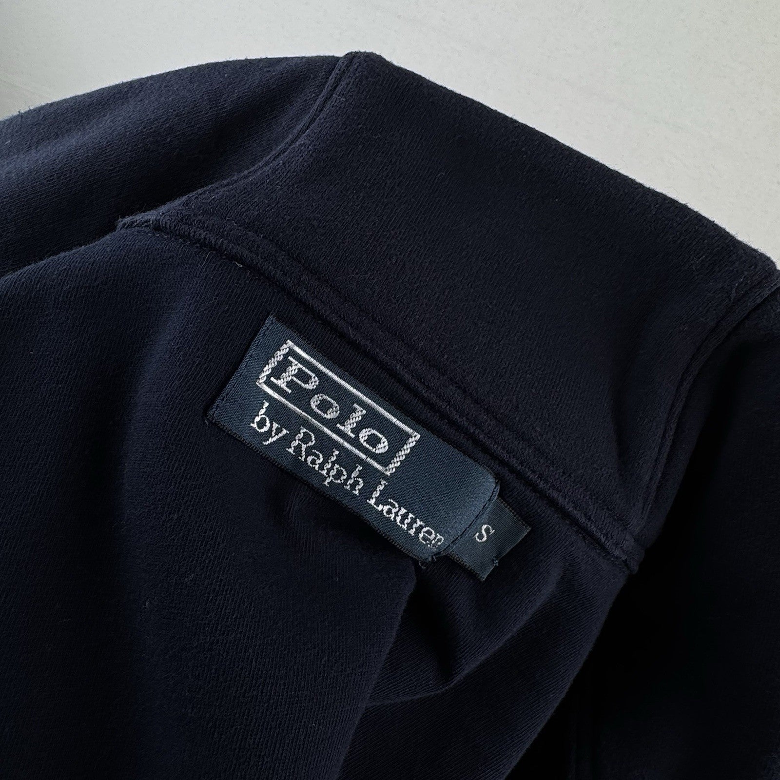 Polo Ralph Lauren Sweater Men’s Small Blue Solid Button Cardigan Shawl College