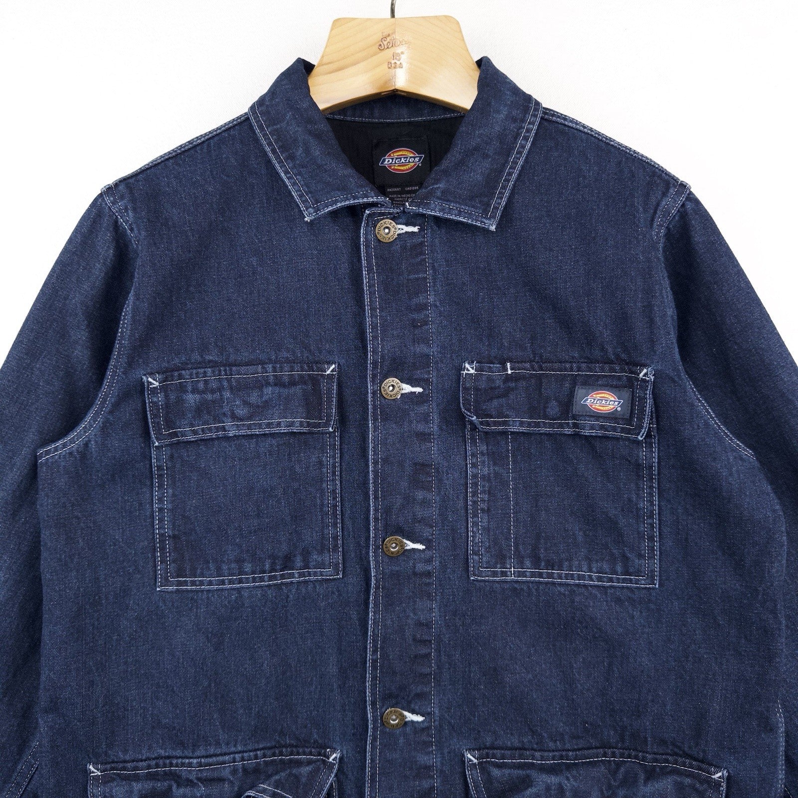 Dickies Morristown Indigo Blue Denim Chore Coat Jacket Men’s Medium