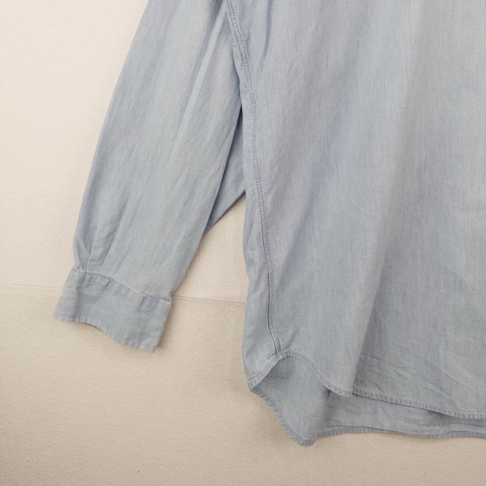 90’s Vintage Ralph Lauren Men’s XL Light Blue Chambray Blair Button Down Shirt