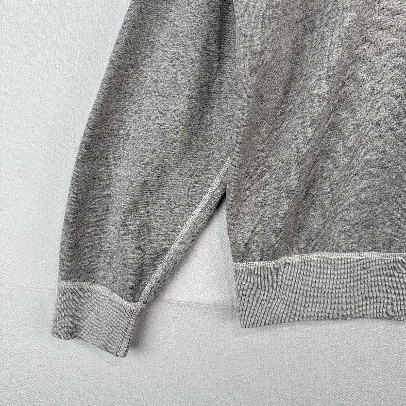 Polo Ralph Lauren Double V Men’s Large Marled Grey Sweatshirt Core Crewneck