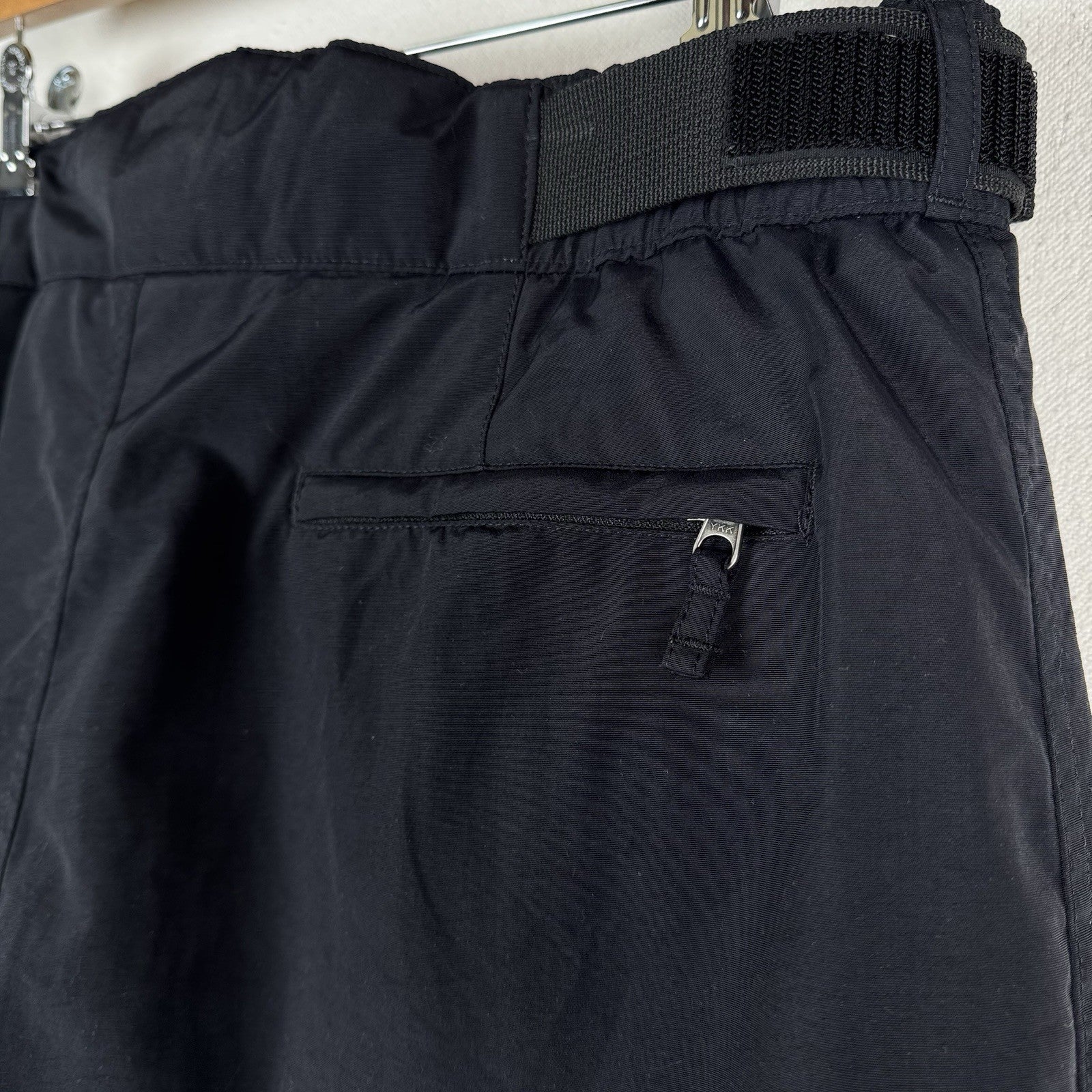 Lands’ End Insulated Snow Pants Womens 16 Black Lined Pockets Winter Waterproof