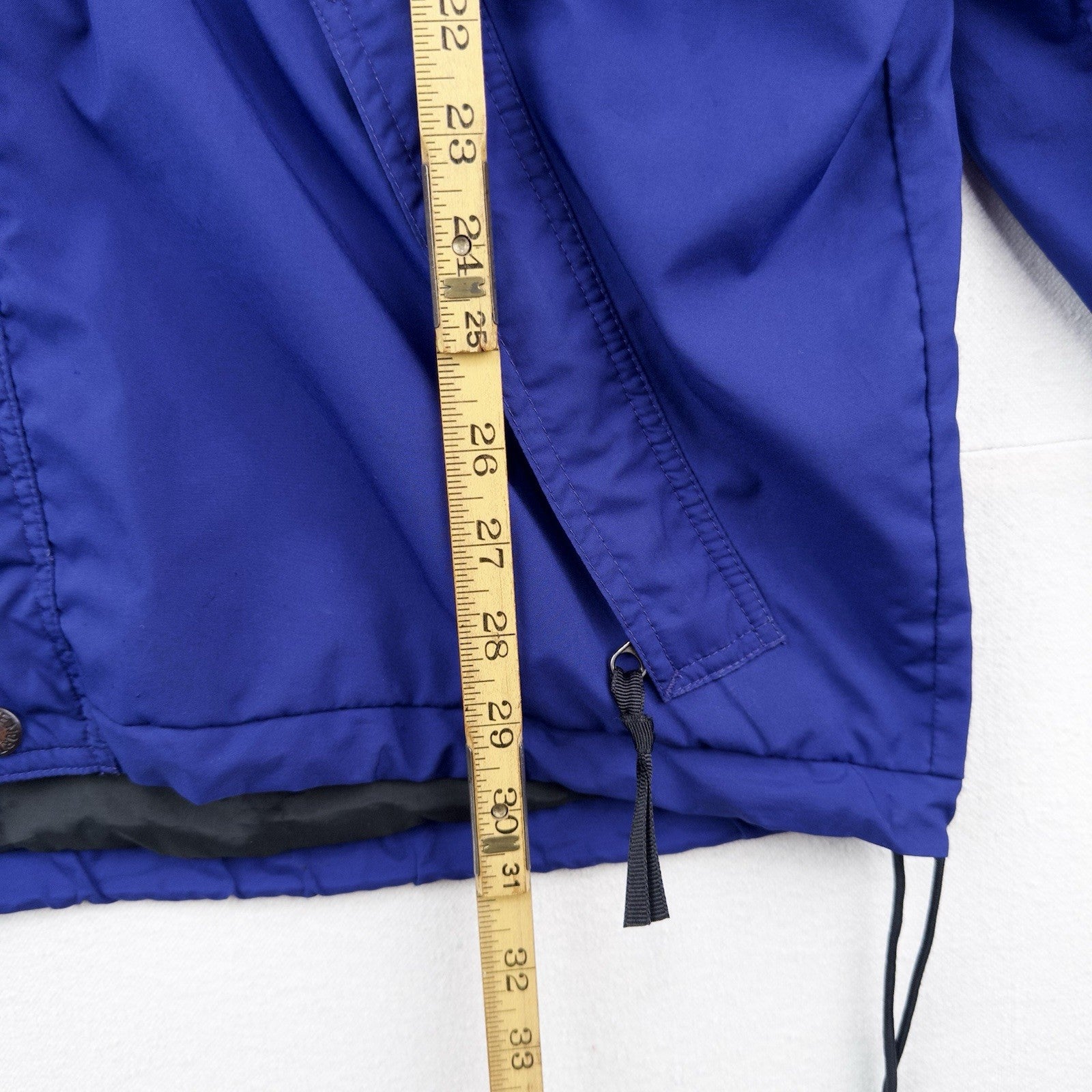 90’s Vtg The North Face Mens S Royal Blue Black Hydrenaline Packable Hood Jacket