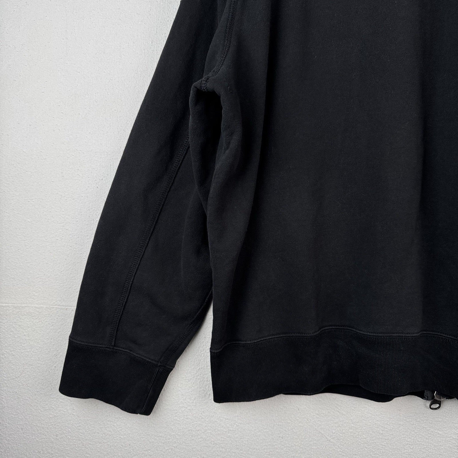 Vtg Polo Ralph Lauren Mens 2XL XXL Black Full-Zip Naval Supply Jacket Stow Hood