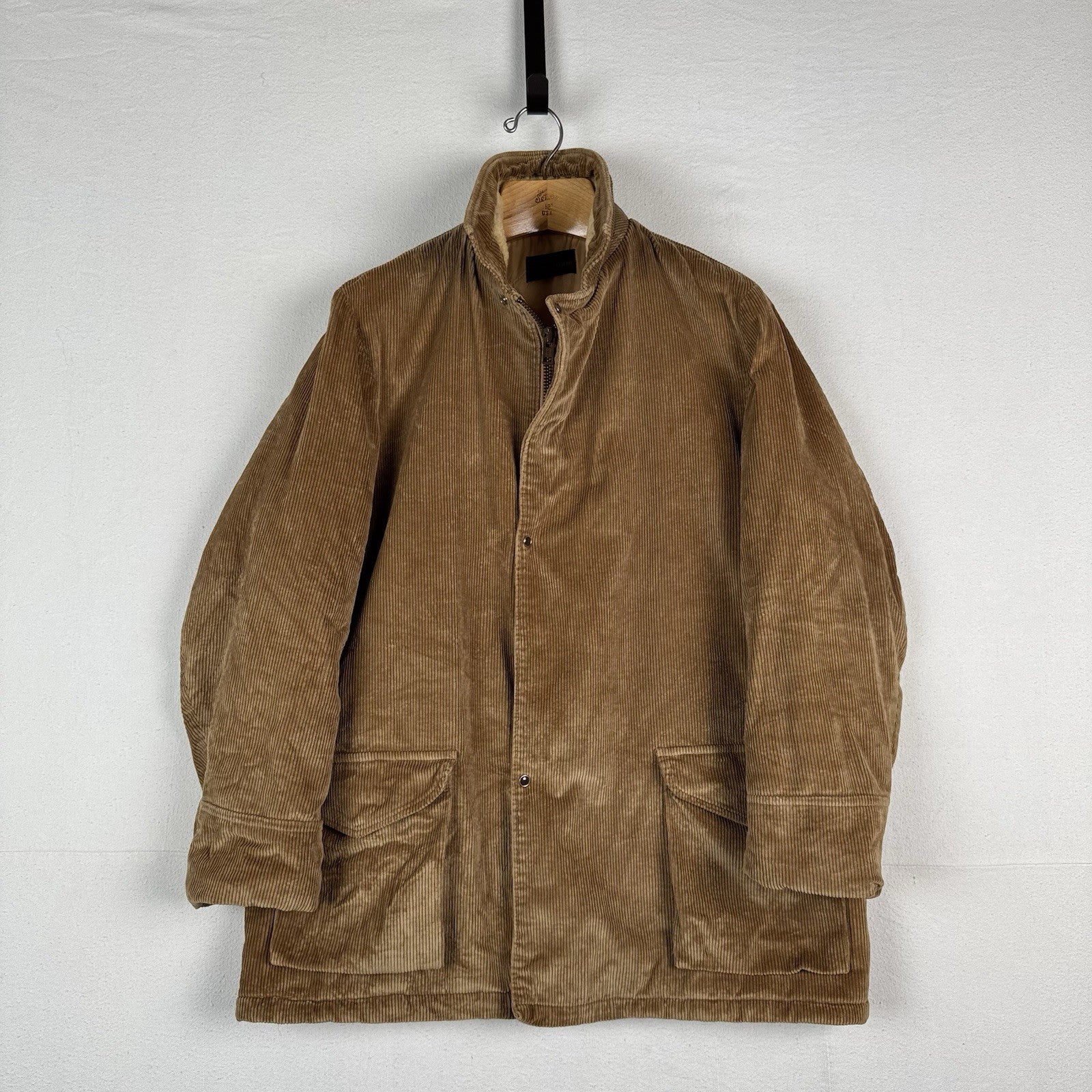 60s Marshall Co Gamemaster Mens XL Pearl Snap Corduroy Field Barn Chore Coat USA